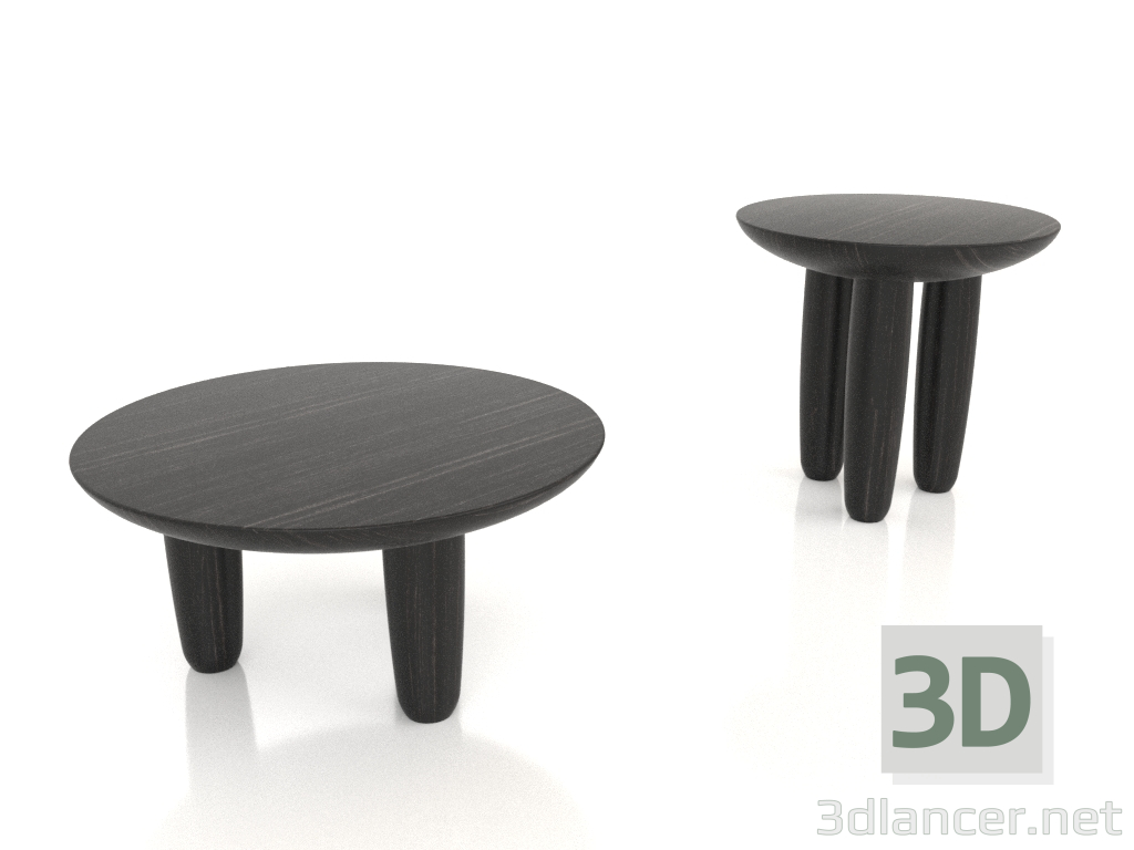 modèle 3D Tables basses HRYB - preview