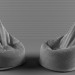 modèle 3D sac de pouf - preview