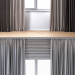 3d Curtains with Roman curtain (V-ray + Corona) модель купити - зображення