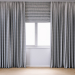 3d Curtains with Roman curtain (V-ray + Corona) модель купити - зображення