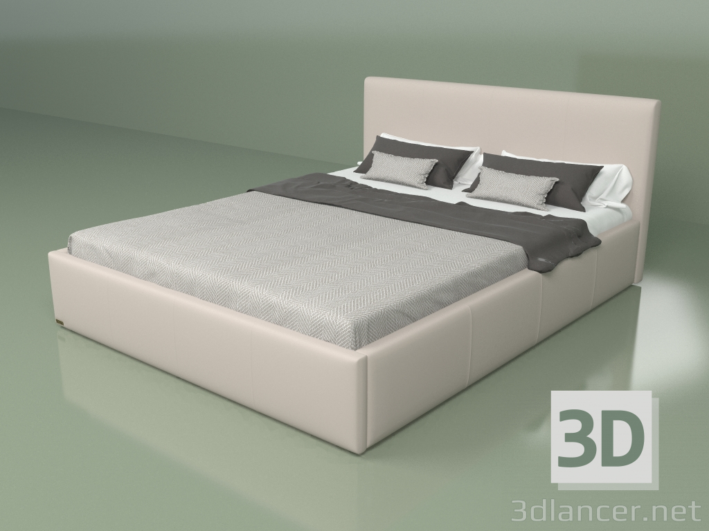 3D modeli Çift kişilik yatak Napoli 1,6 m - önizleme