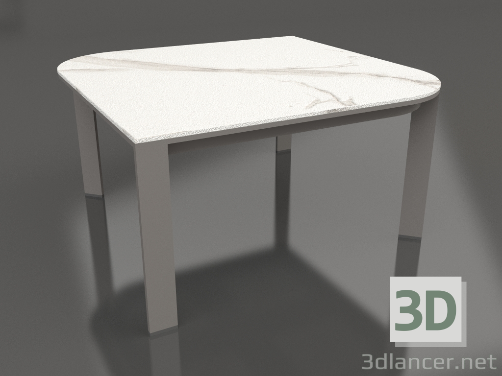 modello 3D Tavolino 70 (Grigio quarzo) - anteprima