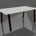 3d model Dining table 180 (Black, DEKTON) - preview