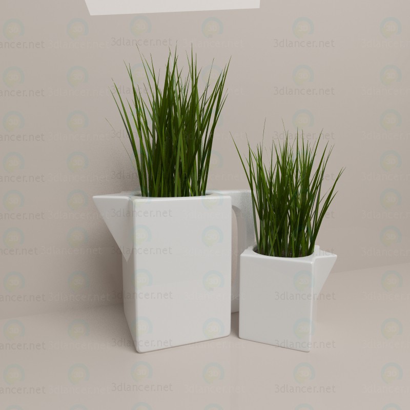 3d model Decorative grass - preview