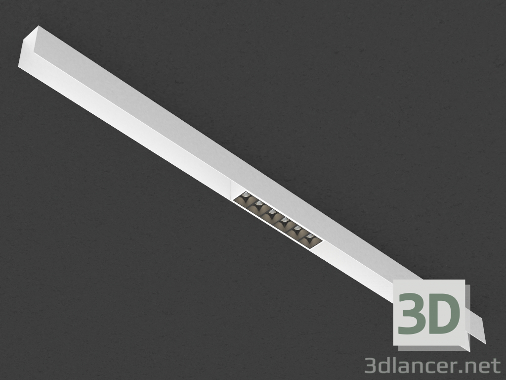 3 डी मॉडल चुंबकीय busbar के लिए एलईडी दीपक (DL18781_06M सफेद) - पूर्वावलोकन