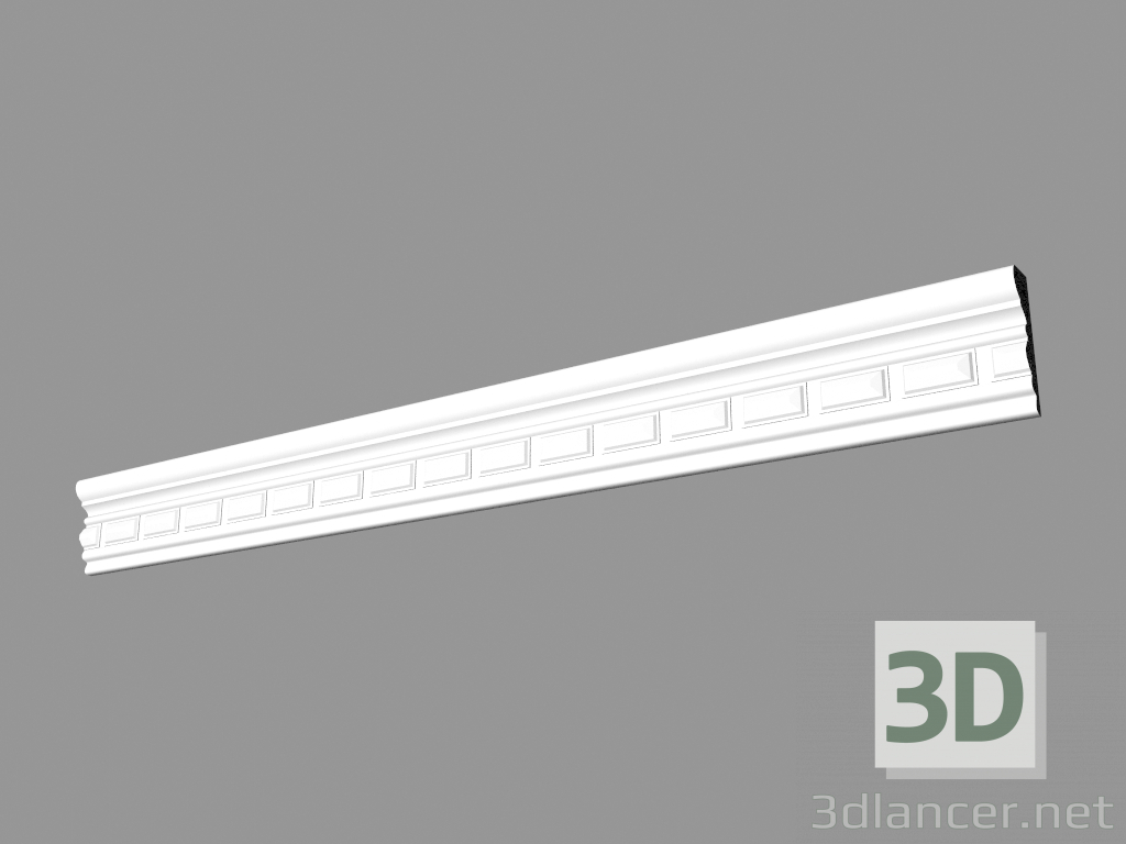 3d model Molded cornice (КФ18) - preview