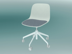 Cadeira com rodízios SEELA (S340 com estofamento)
