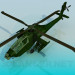 3d модель Apache вертоліт – превью