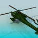 3d модель Apache вертоліт – превью