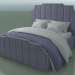 3d model Double bed (2140) - preview