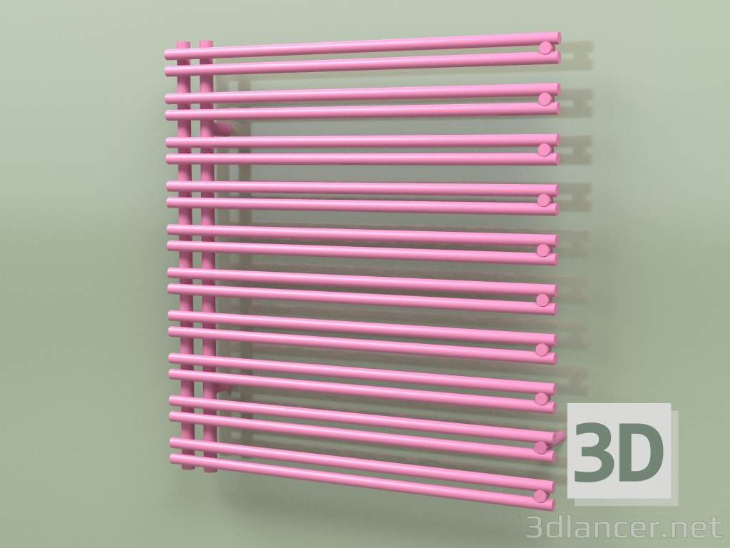 3D modeli Isıtmalı havlu askısı - Ratea (800 x 750, RAL - 4003) - önizleme