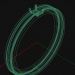 modello 3D di anello baguette comprare - rendering