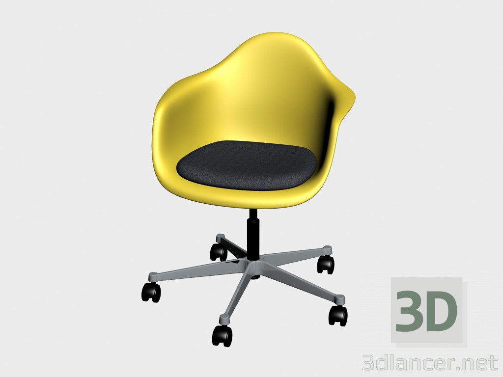 3d model Eames Plastic Armchair PACC - preview