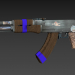3d old AK-47 model buy - render