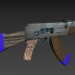modèle 3D de ancien AK-47 acheter - rendu