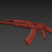 alte AK-47 3D-Modell kaufen - Rendern
