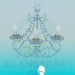 3d model Luxury crystal chandelier - preview