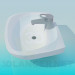 3d model Wash-basin with mixing tap - preview
