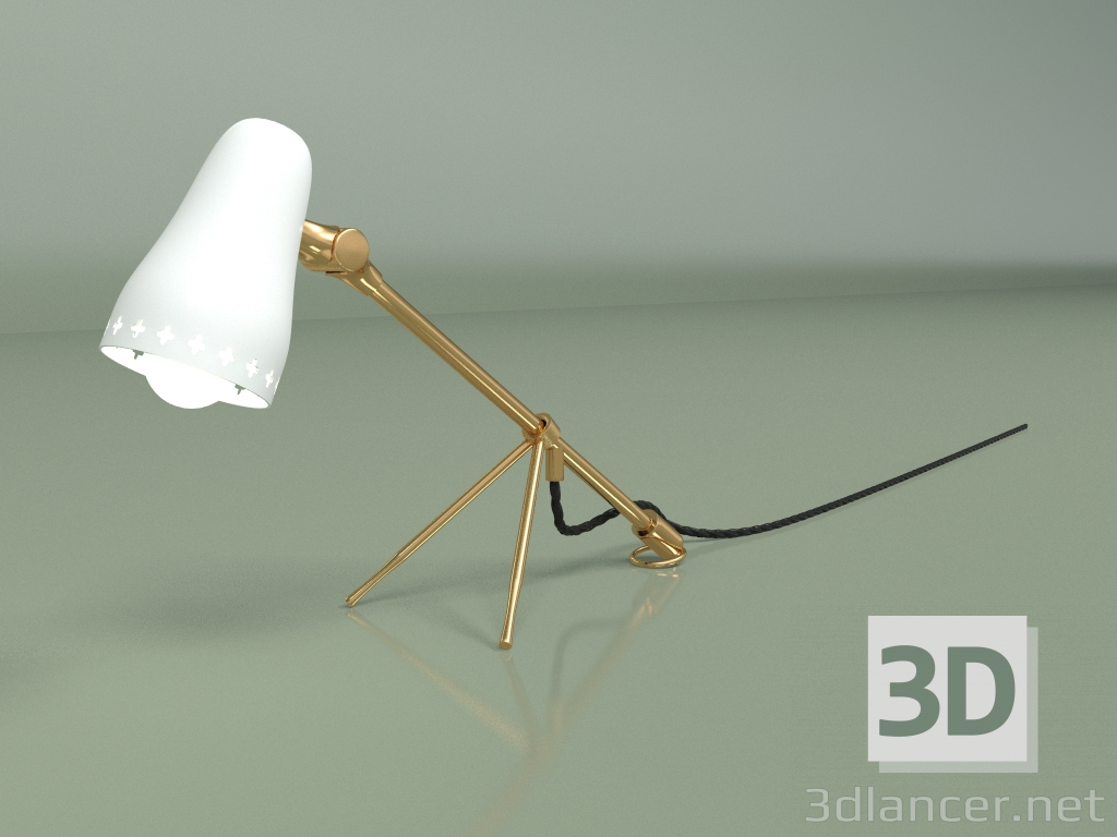 3D modeli Masa lambası Cocotte 1 (beyaz) - önizleme