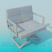 3d model Wide armchair - preview