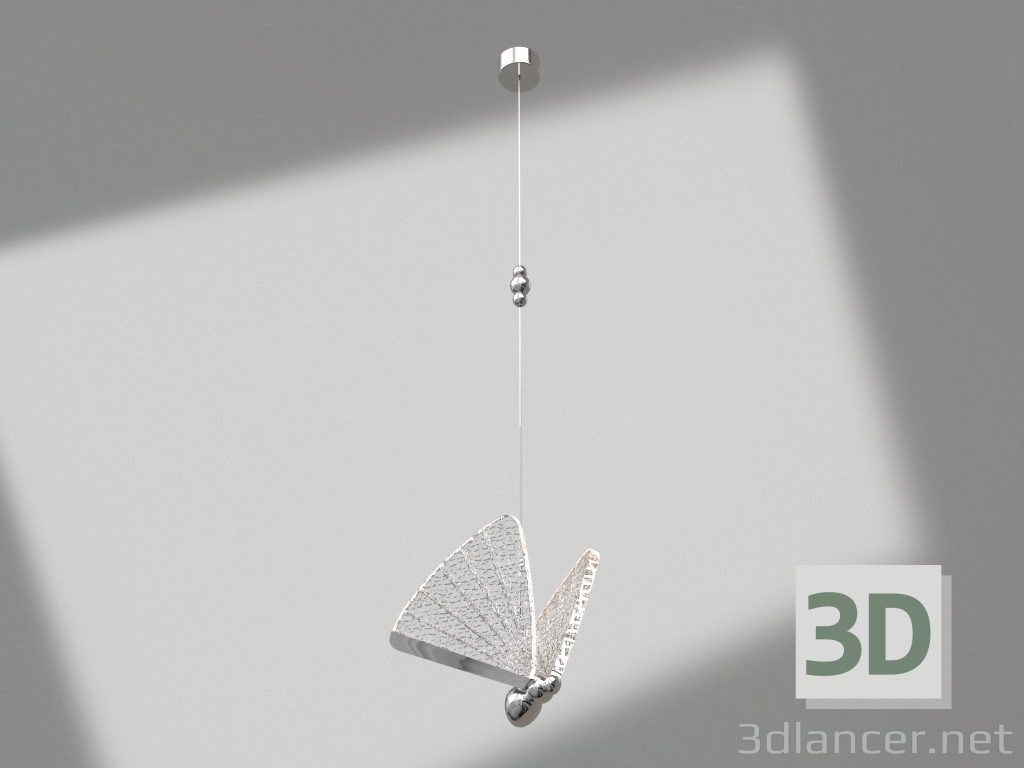 3D Modell Kleiderbügel Butterfly chrom (08444-1B,02) - Vorschau