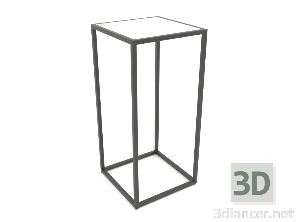 modèle 3D Console carrée (VERRE, 40x40x86) - preview