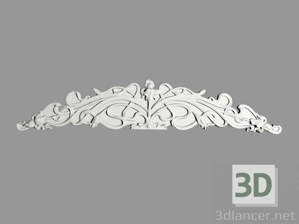 3D Modell Wanddekor (Ф143) - Vorschau