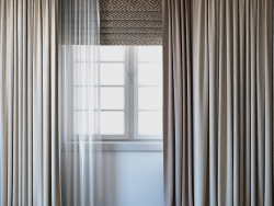 Curtains with Roman curtain and Telle set 02