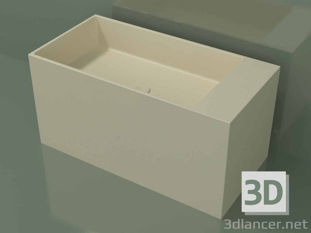 modello 3D Lavabo da appoggio (01UN42102, Bone C39, L 72, P 36, H 36 cm) - anteprima