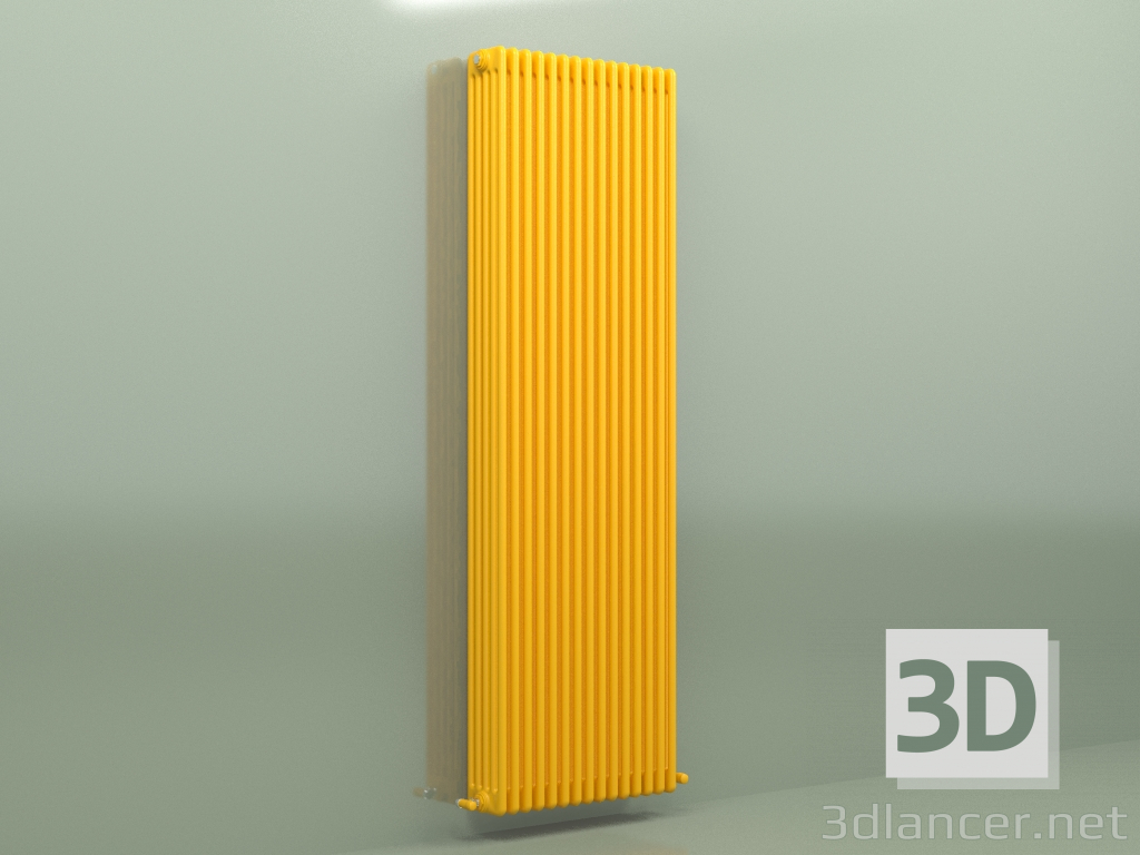 modèle 3D Radiateur TESI 5 (H 2200 15EL, jaune melon - RAL 1028) - preview
