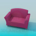 3D modeli Geniş koltuk - önizleme