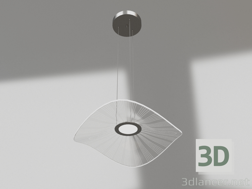 modèle 3D Suspension Jasmin chromé d40 (08036-40.02) - preview