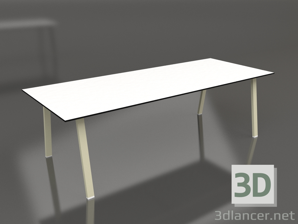 Modelo 3d Mesa de jantar 250 (Ouro, Fenólico) - preview