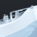Bathtube Troy Extra (1500х1500mm) Corona y VRay 3D modelo Compro - render