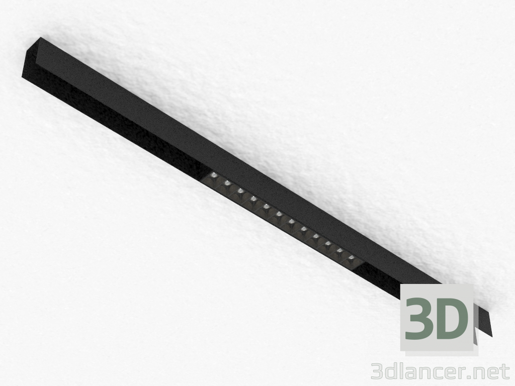 3D modeli Manyetik bara için LED lamba (DL18781_12M Siyah) - önizleme
