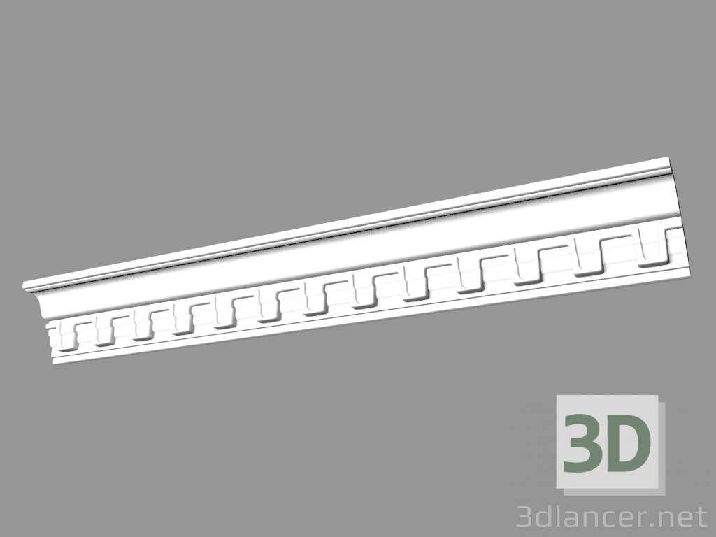 3d model Molded cornice (КФ20) - preview
