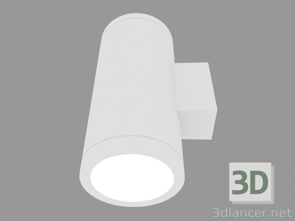3D modeli Duvar lambası YUVARLAK YUKARI-AŞAĞI (S3945) - önizleme