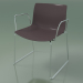 3D Modell Stuhl 2074 (auf Schienen, mit Armlehnen, Polypropylen PO00404) - Vorschau
