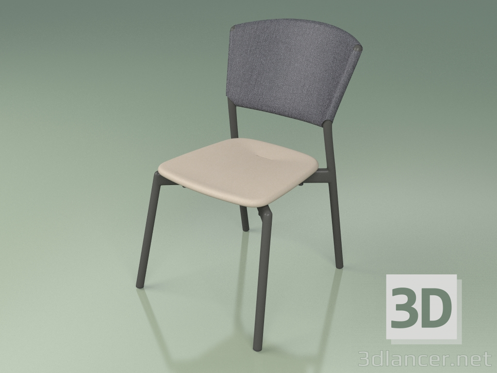 3D modeli Sandalye 020 (Metal Duman, Gri, Poliüretan Reçine Köstebek) - önizleme