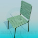 Modelo 3d Chairwith os buracos - preview