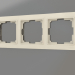 3D Modell Rahmen für 3 Pfosten Snabb Basic (Elfenbein) - Vorschau