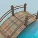 3d model garden bridge - preview