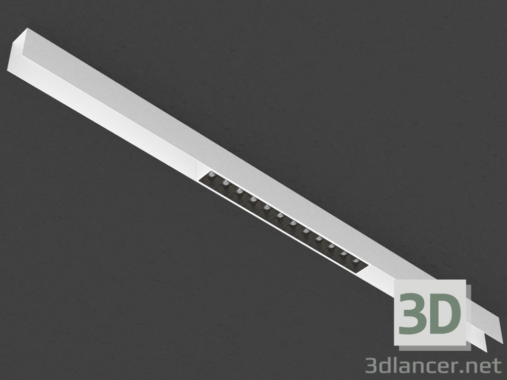 3 डी मॉडल चुंबकीय busbar के लिए एलईडी दीपक (DL18781_12M सफेद) - पूर्वावलोकन
