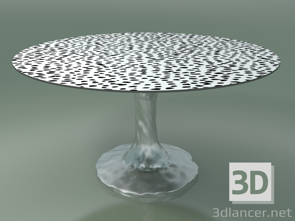 modello 3D Tavolo da pranzo rotondo (136) - anteprima