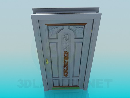 3d модель Дверь входная – превью