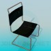 3d model Chair with cloth seat-back - preview