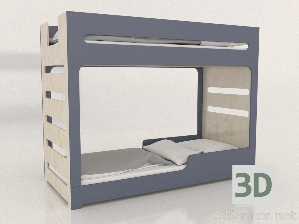 3d модель Кровать двухъярусная MODE F (UIDFA2) – превью