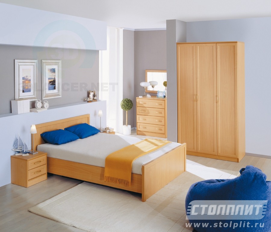 3d model Bedroom Simba - preview