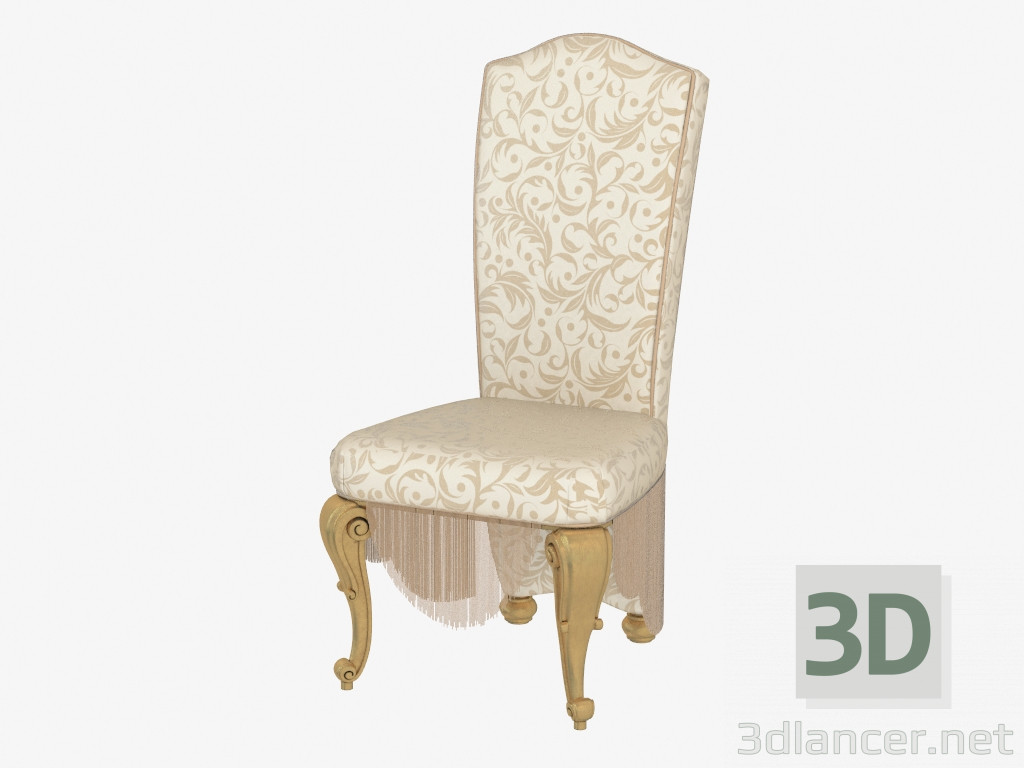 modèle 3D Chaise à manger en style classique 510 - preview