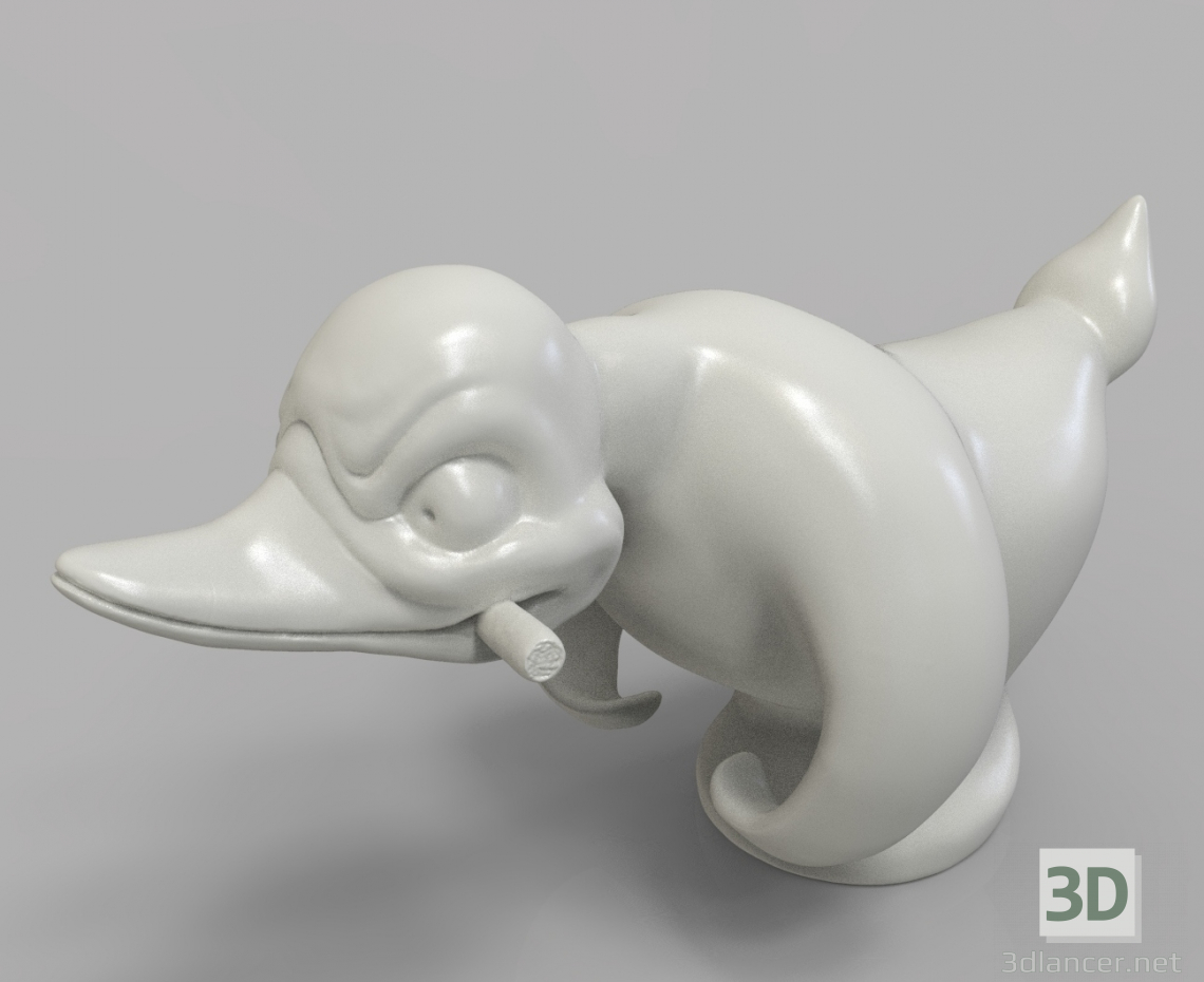 3D modeli ördek - önizleme